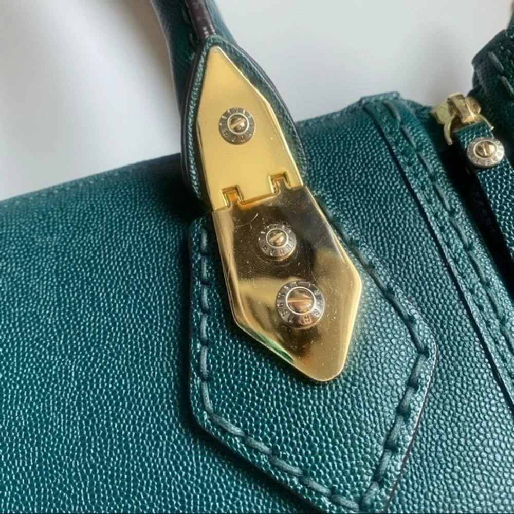 Henri Bendel • Rare Limited Edition Pebble Green A List Satchel - Picture 2 of 15